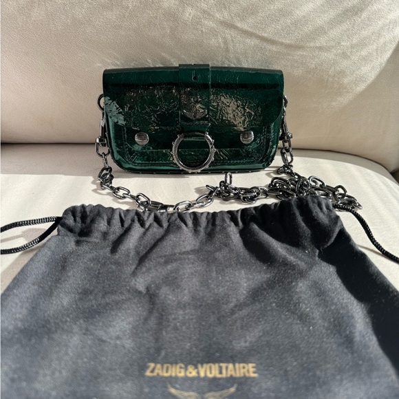 LIMITED EDITION Zadig x Kate Patent Leather Chain Wallet - Picture 4 of 4